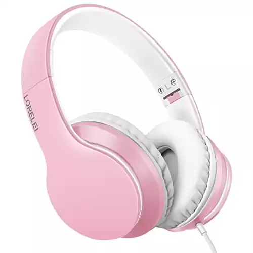 LORELEI X6 Over-Ear Headphones (Pearl Pink)