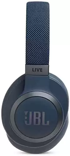 JBL Live 650BTNC - Around-Ear Wireless Headphone with Noise Cancellation (Blue)