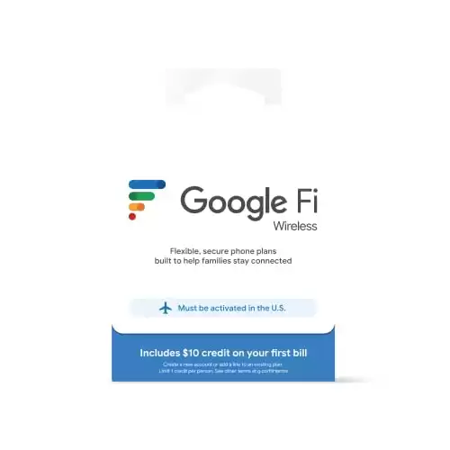 Google Fi Wireless SIM Kit Talk/Text/Data