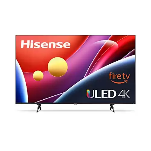 Hisense 58U6HF 58-inch ULED U6 Series Quantum Dot LED 4K UHD Smart Fire TV(2022)