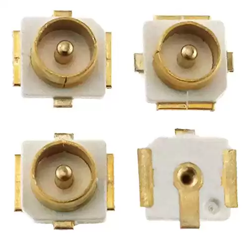 E-outstanding 4PCS IPEX/IPX U.FL SMD SMT Solder for PCB Mount Socket Jack Female RF Coaxial Connector Antenna Block