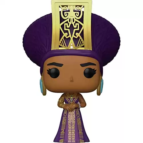 POP Marvel: Black Panther: Wakanda Forever - Queen Ramonda Funko Pop! Vinyl Figure (Bundled with Compatible Pop Box Protector Case), Multicolored, 3.75 inches