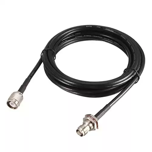 uxcell RG58 RF Coaxial Cable TNC, 10 Feet