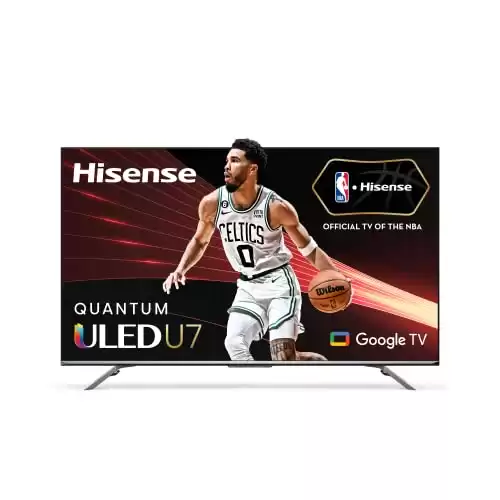 Hisense ULED Premium U7H QLED Series Smart TV (75U7H, 2022 Model), Black