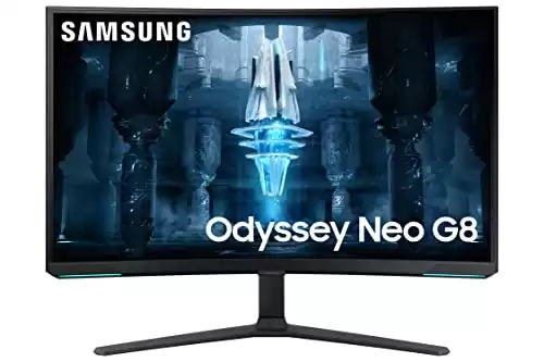 SAMSUNG 32″ Odyssey Neo G8 4K UHD Curved Gaming Monitor