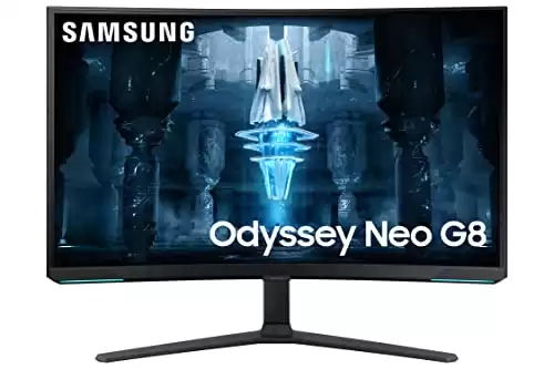 SAMSUNG 32-Inch Odyssey Neo G8 4K UHD Curved Gaming Monitor