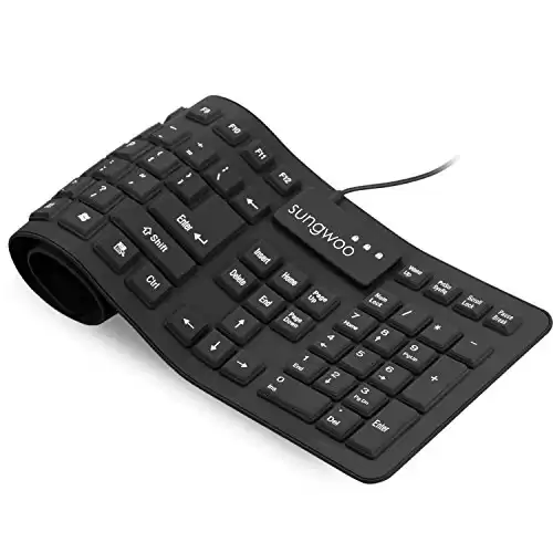 sungwoo Foldable Silicone Keyboard