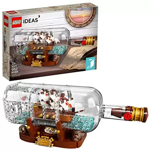 LEGO Ideas Ship in a Bottle Expert Building Kit