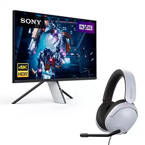 Sony 27” INZONE M9 4K HDR 144Hz Gaming Monitor with INZONE H3 Wired Gaming Headset
