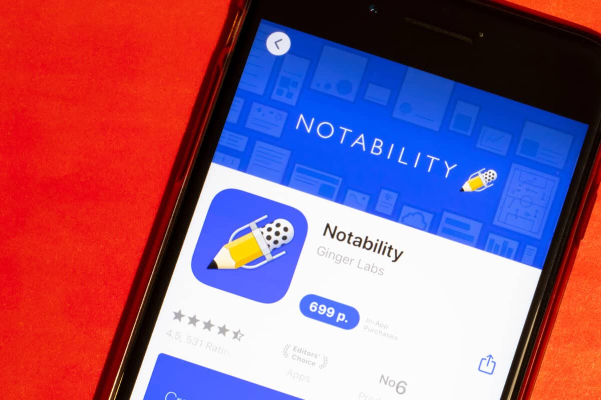 Notability App in the App store