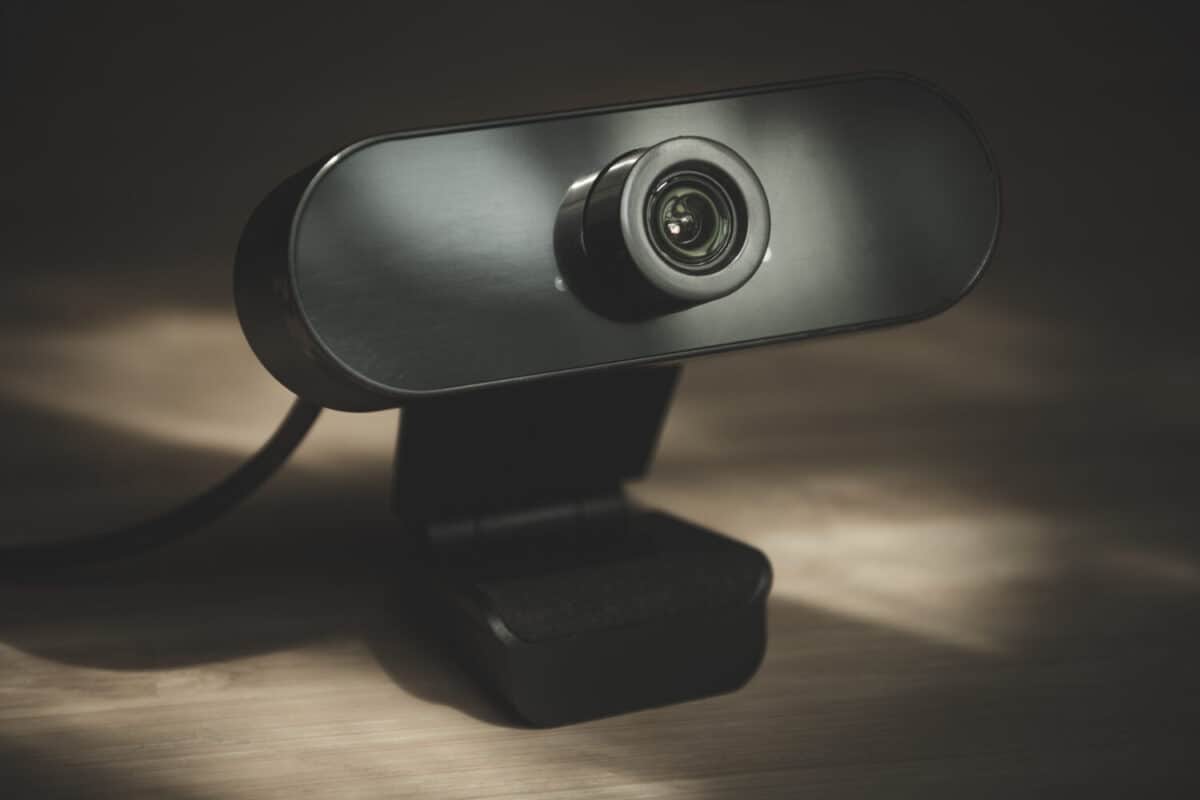 External webcam with high definition resolution for a desktop monitor