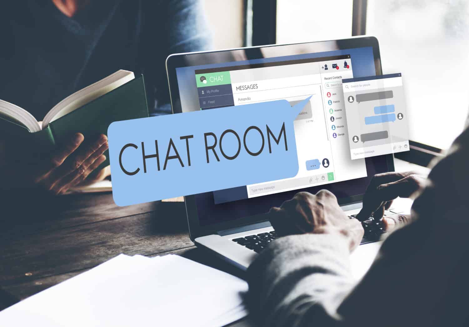 Chat Room Chatting Communication Connect Concept