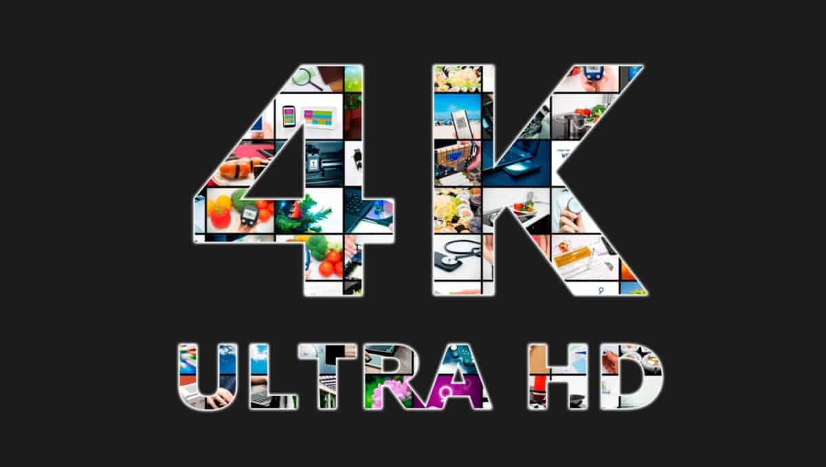 TV ultra HD. 4K television resolution technology. HDTV ultra HD concept