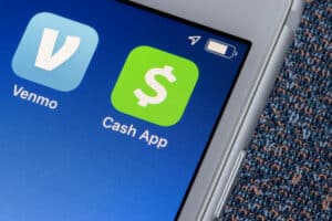 venmo app cash app on phone