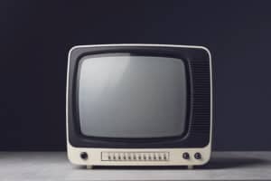 cathode ray tube crt tv analog vintage television