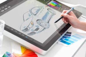 drawing tablet graphic design