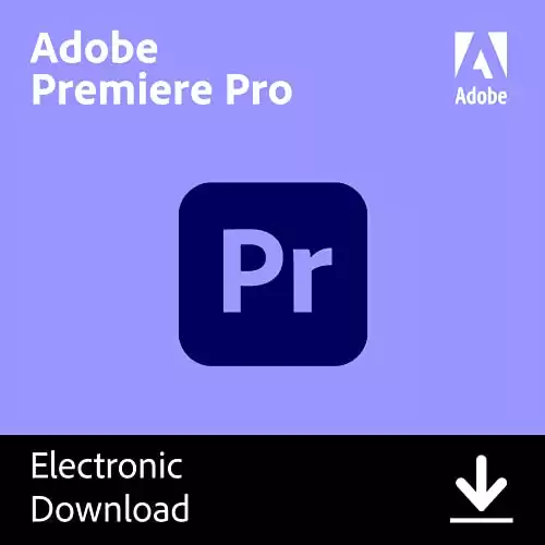 Adobe Premiere Pro | Video Editing and Production Software | 12-Month Subscription with Auto-Renewal, PC/Mac