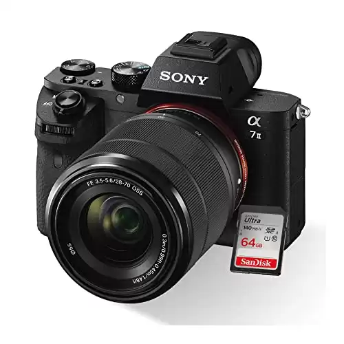 Sony Alpha a7II Mirrorless Digital Camera Bundle with 28-70mm f/3.5-5.6 Lens