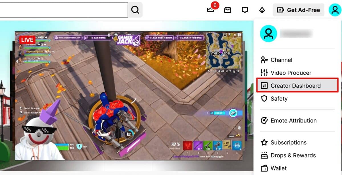 Site Twitch Home