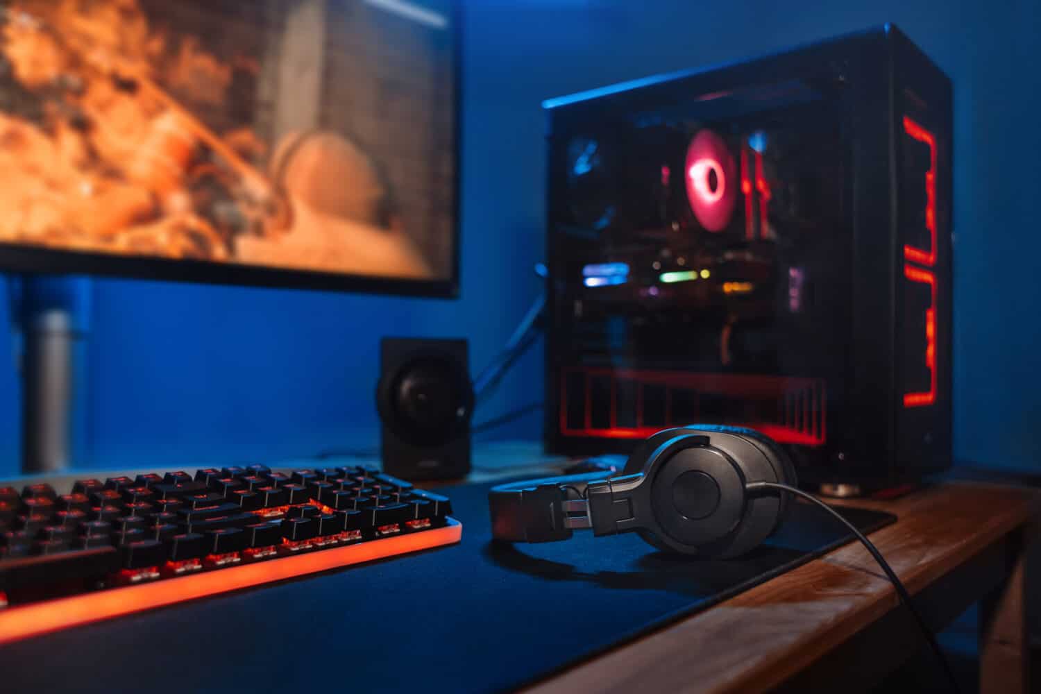 How To Light Your Gaming Desk Setup & Workspace Budget Edition 