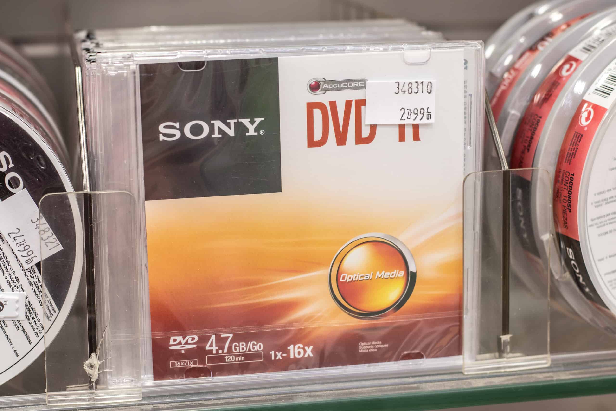 Sony DVD-R DVD format