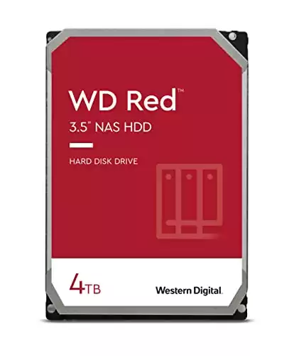 Western Digital 4TB WD Red NAS Internal Hard Drive