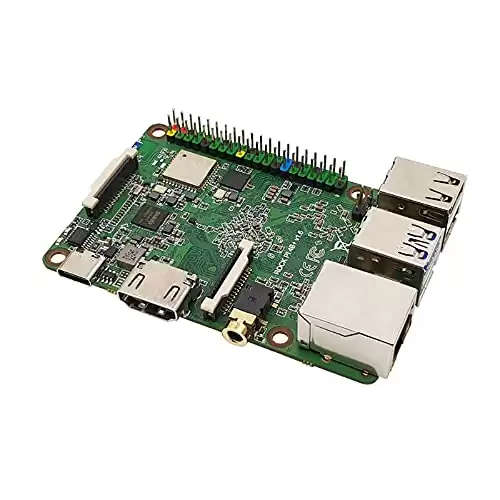 Rock Pi 4 Plus Rockchip RK3399(OP1) Single Board Computer LPDDR4 4GB with WiFi 5 and Bluetooth 5.0 Support Twister OS
