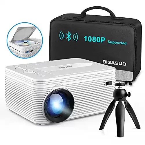 BIGASUO HD 9000L Bluetooth Projector