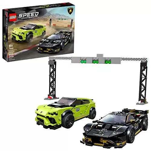 LEGO Speed Champions Lamborghini Urus ST-X and Lamborghini Hurac n Super Trofeo EVO 76899