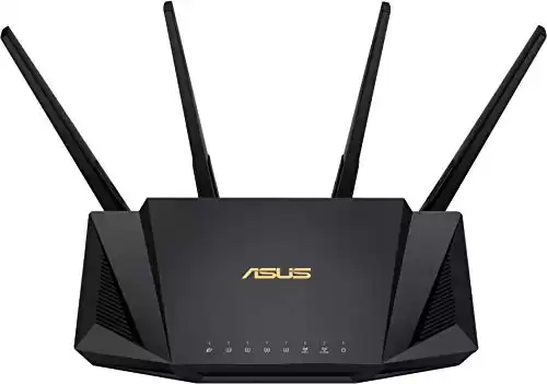ASUS RT-AX58U Dual Band WI-FI Router (RT-AX3000) (Renewed)