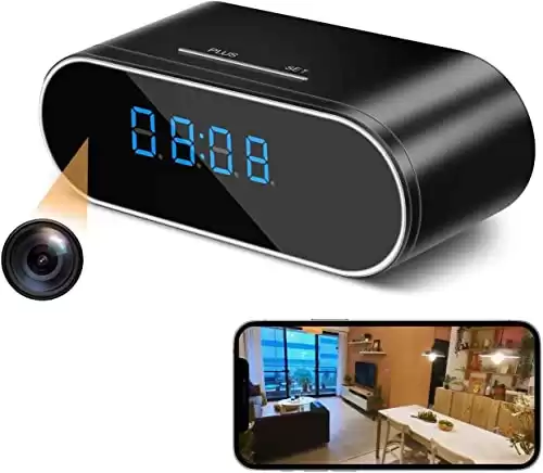 WOONZER Alarm Clock Spy Camera