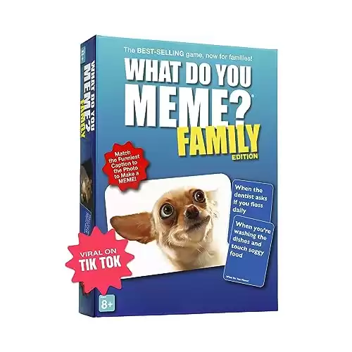 WHAT DO YOU MEME? Family Edition - Card Games for Kids and Adults