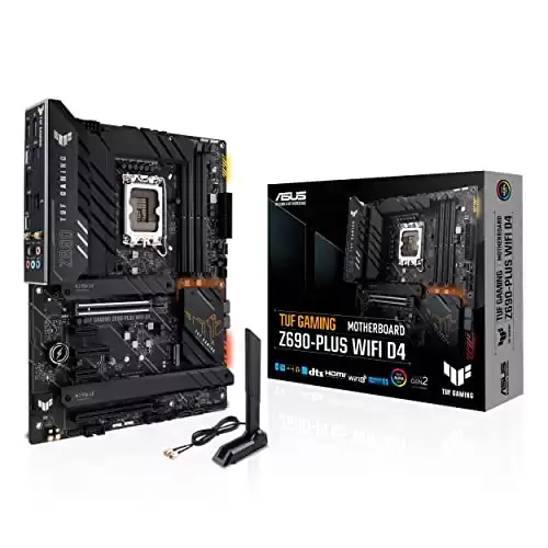ASUS TUF Gaming Z690-Plus D4 LGA1700 (Intel 12th Gen) ATX Gaming Motherboard
