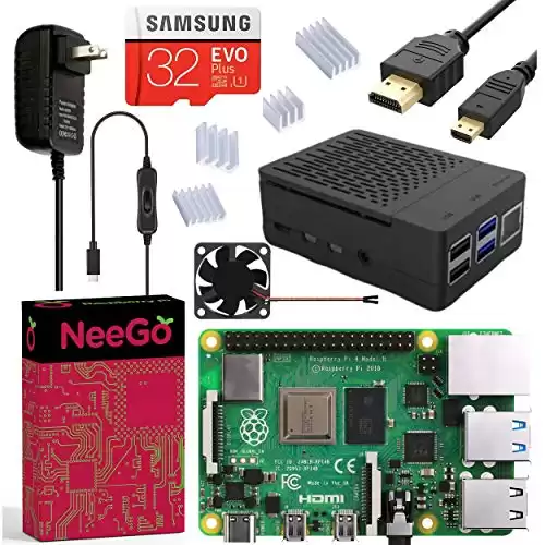 NEEGO Raspberry Pi 4 4GB Complete Kit