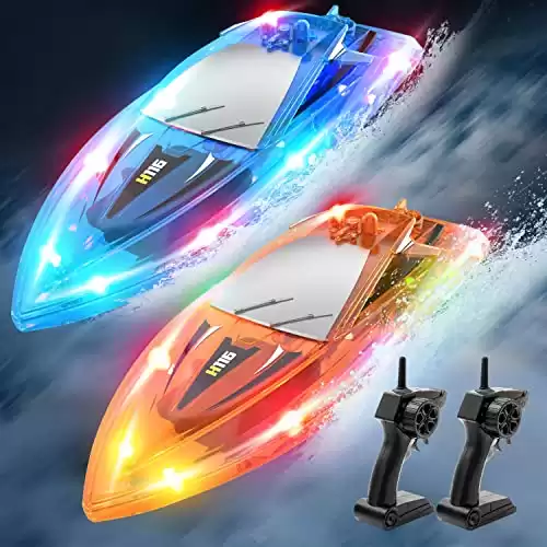 YEETFTC 2Pack LED Light Remote Control Boat