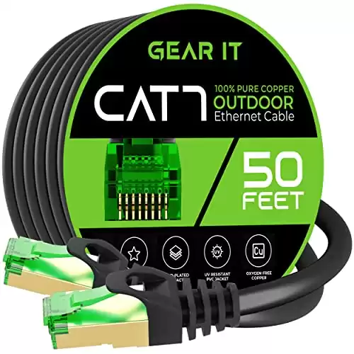 GearIT Cat7 Outdoor Ethernet Cable
