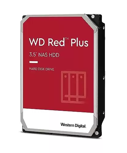Western Digital 4TB WD Red Plus NAS Internal Hard Drive HDD