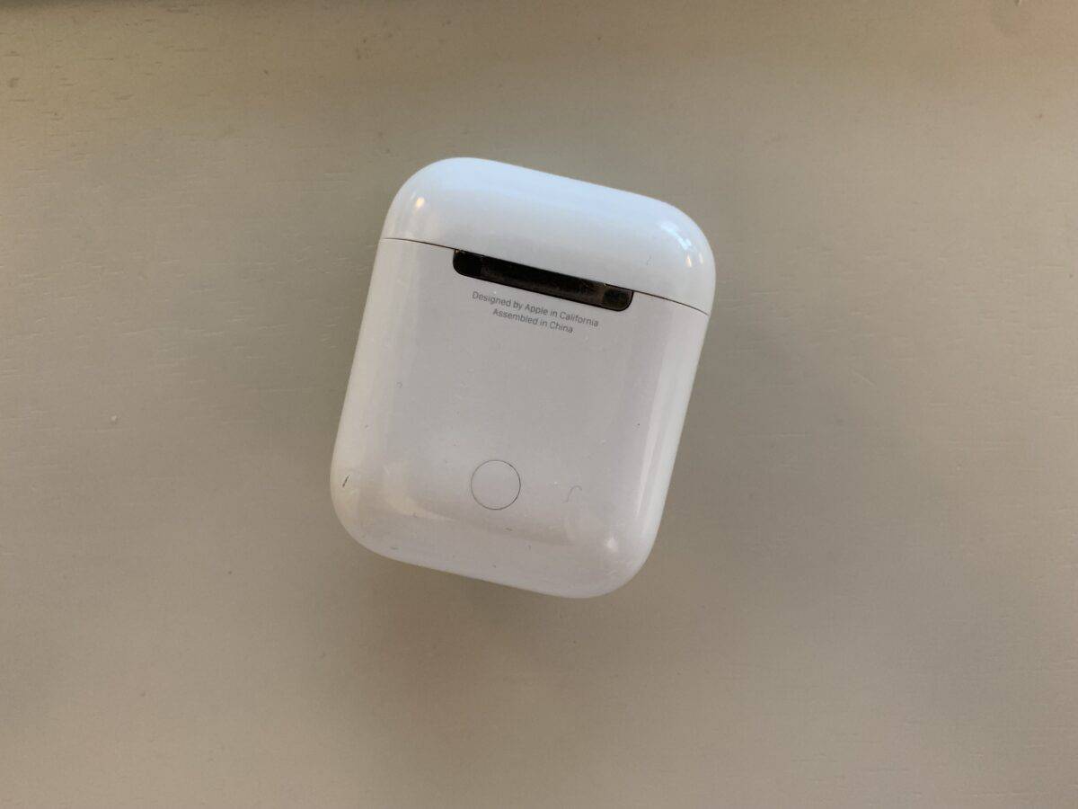 AirPods in case.