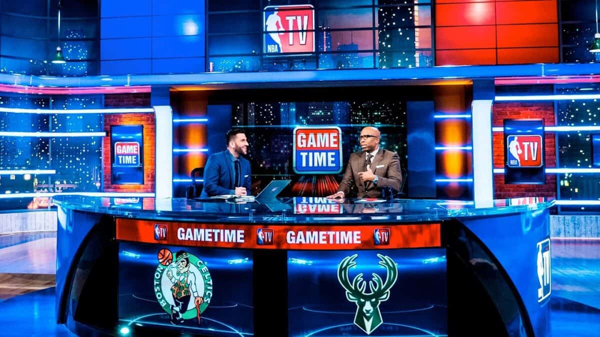 Still from NBA GameTime Live.