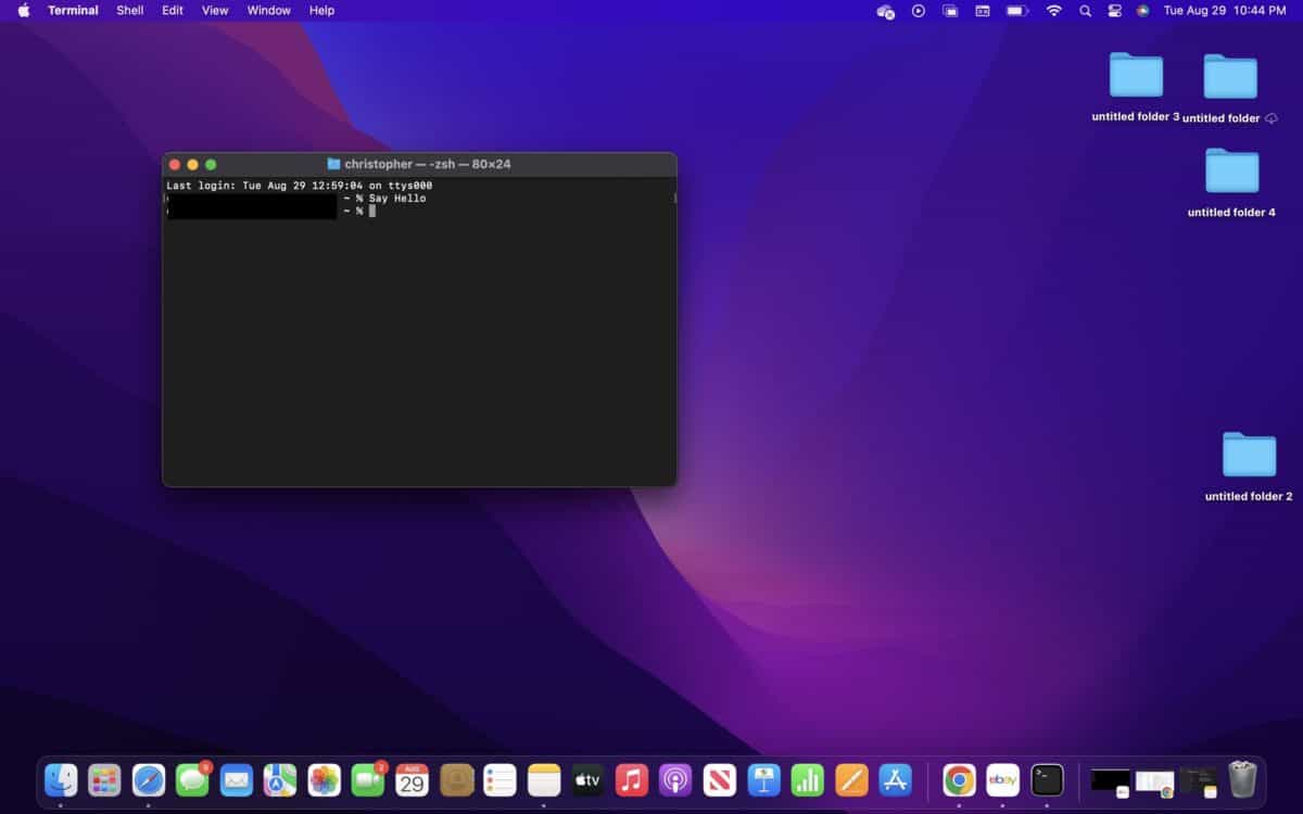 how to open terminal on mac