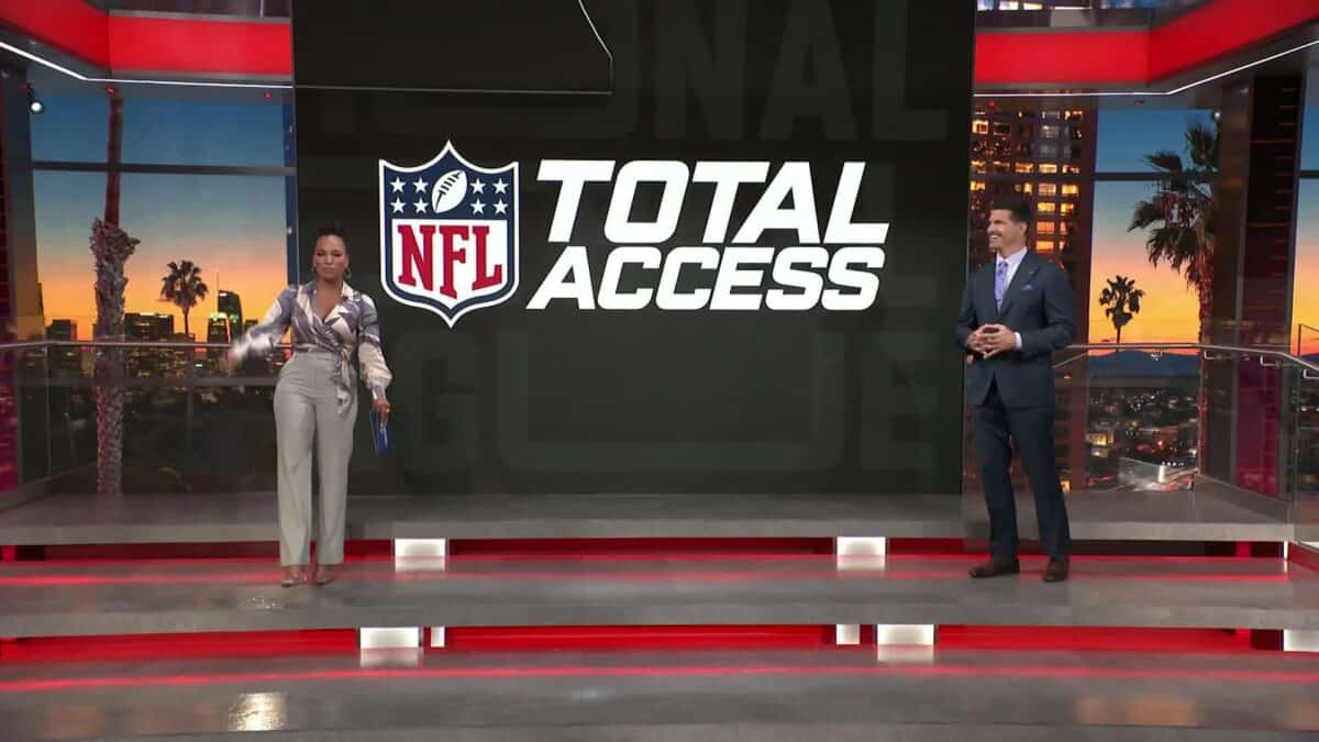 Still from NFL Total Access on the NFL Network.