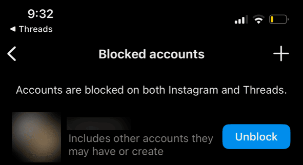 How to Block and Unblock Users in Threads