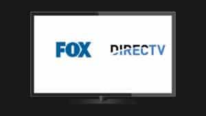 FOX logo next to the DIRECTV logo.