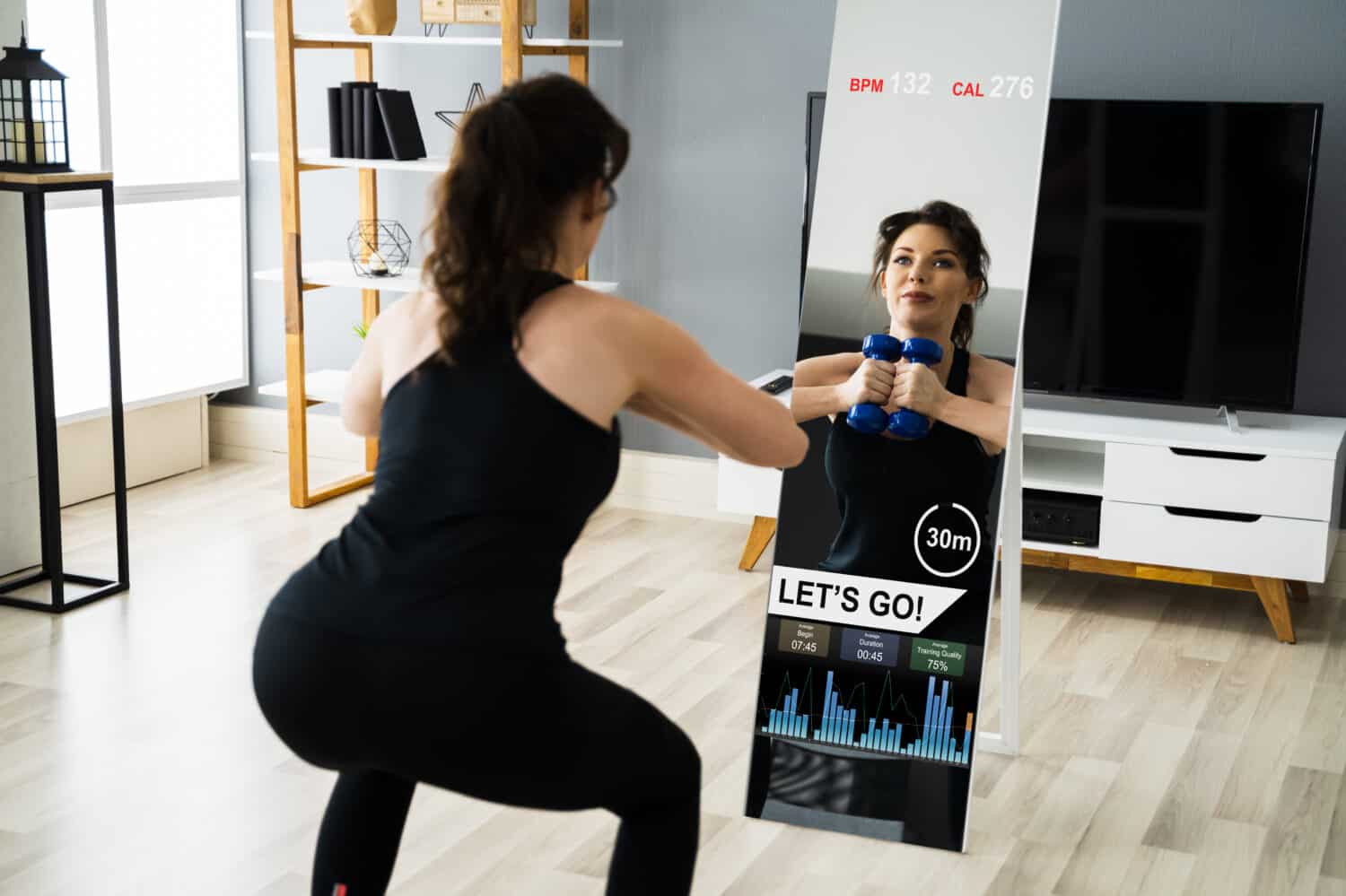 Online Fitness Exercise At Home Using Smart Mirror