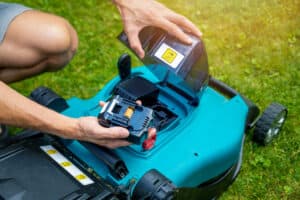 cordless lawn mower battery