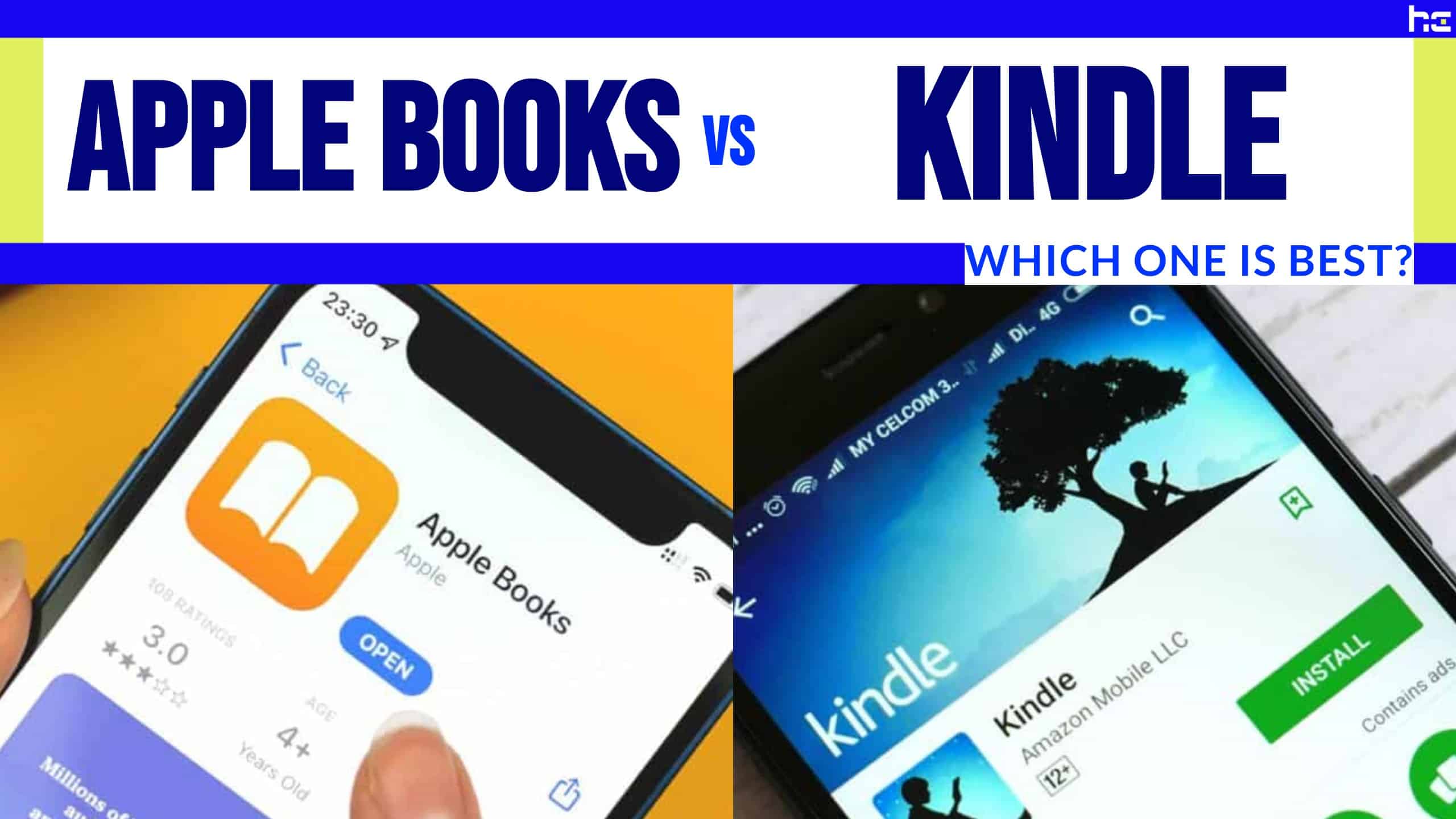 Apple Books vs Kindle featured image