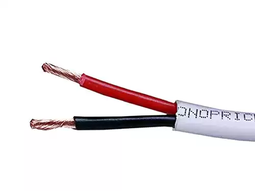 Monoprice 102821 Access Series 14 Gauge AWG CL2 Rated 2 Conductor Speaker Wire