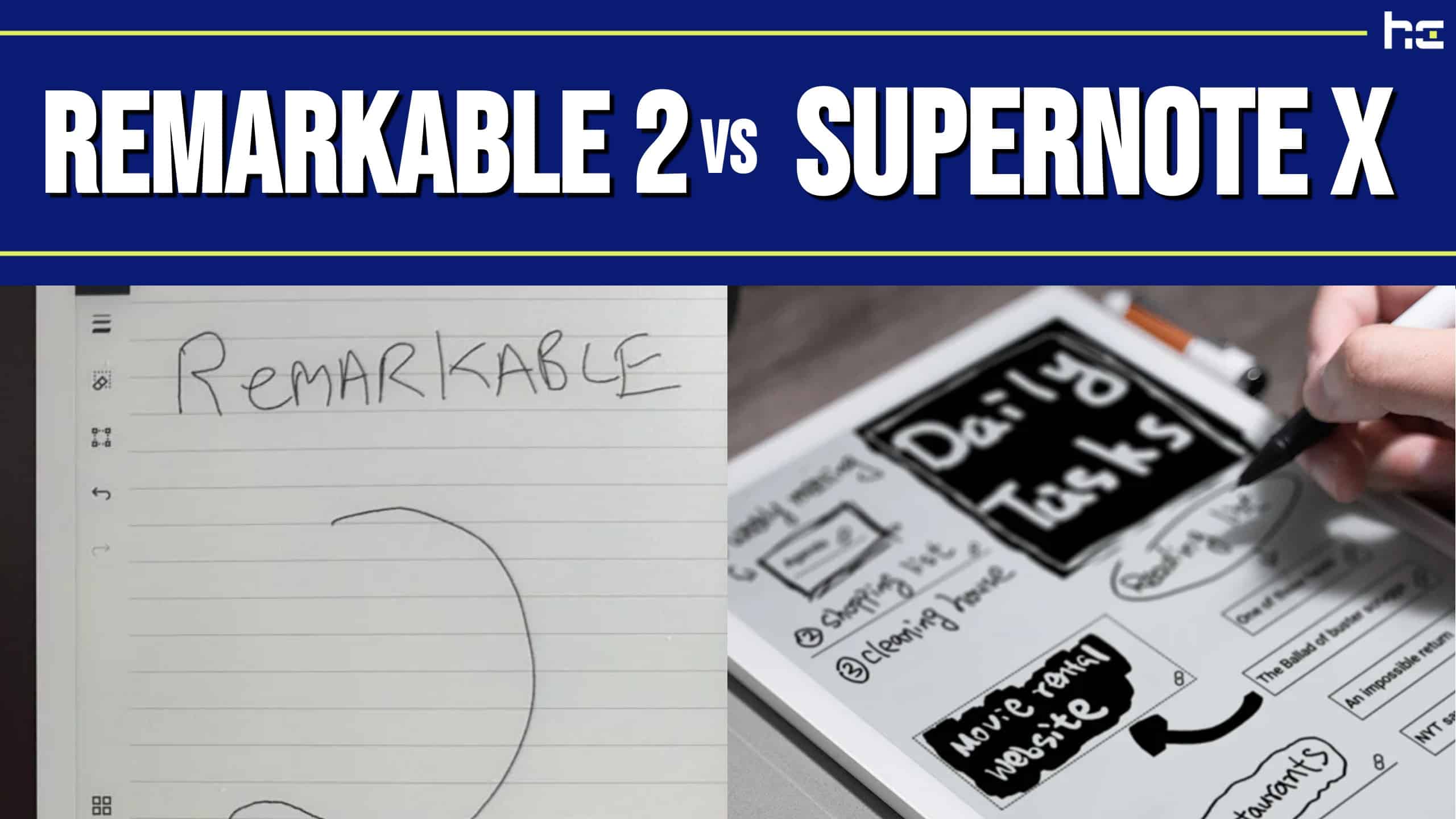 remarkable 2 vs Supernote X featured image