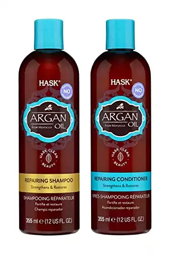 HASK Argan Oil Repairing Shampoo and Conditioner