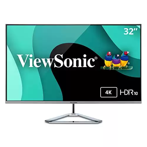 ViewSonic VX3276-4K-MHD 32 Inch 4K UHD Monitor